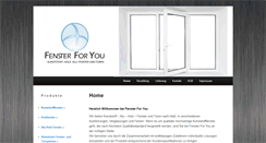 Desktop Screenshot of fensterforyou.com