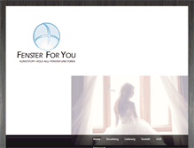 Tablet Screenshot of fensterforyou.com